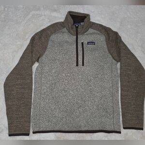 Patagonia Two-Tone Gray and Brown Pullover Better Sweater